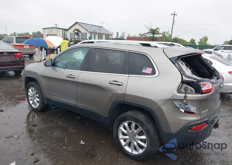 2017 Jeep Cherokee Limited 4X4 z USA, uszkodzony, nr VIN 1C4PJMDS2HW614796